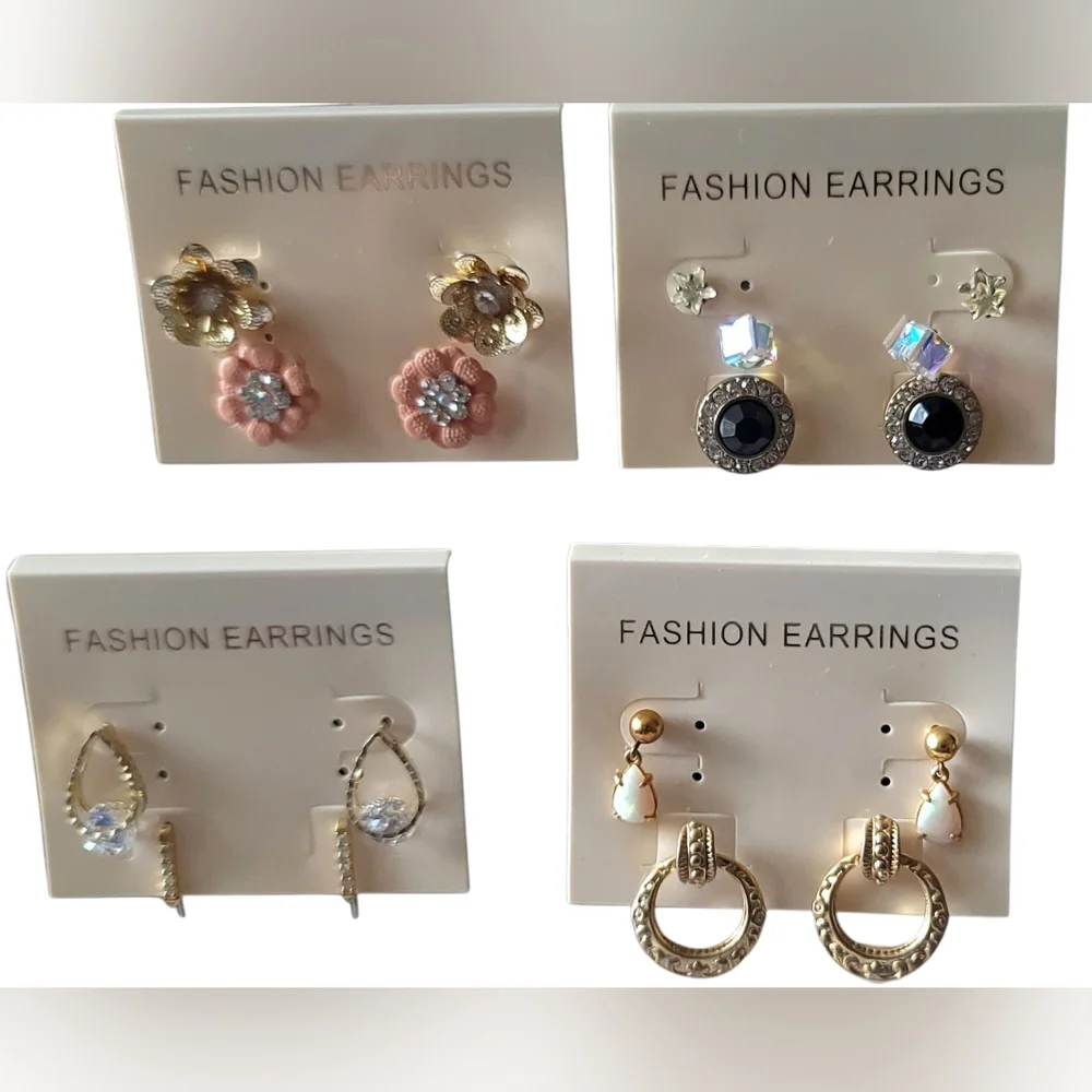 Fashion Earrings LOT 4 (15Prs)